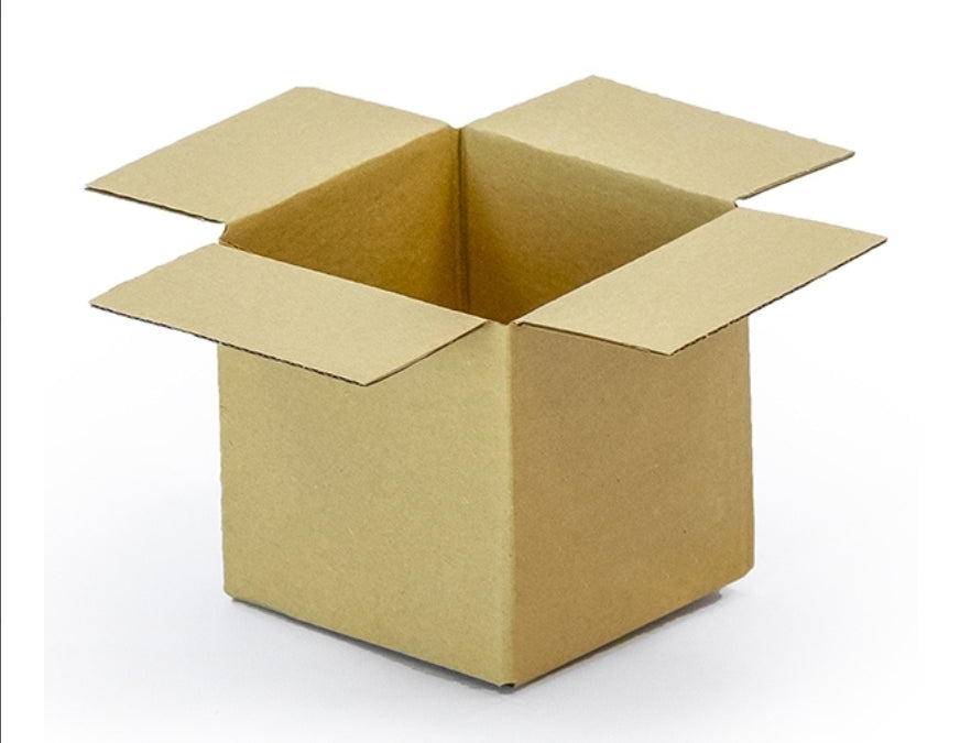 Single wall cardboard boxes 76x76x127 mm